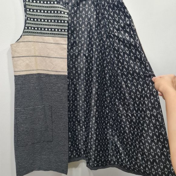 Sanctuary Los Angeles Hemp Cotton Sleeveless Duster Topper Womens M - Picture 13 of 16